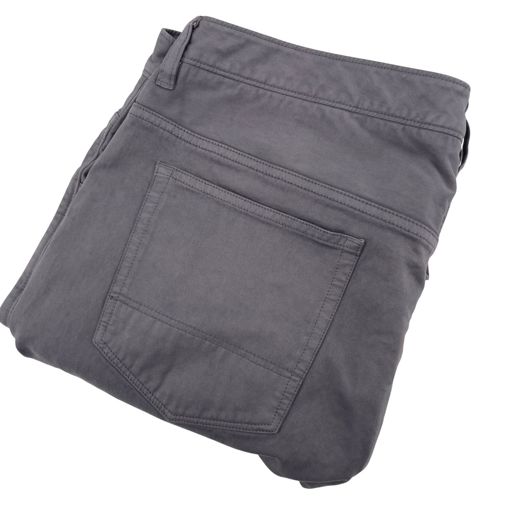 UNTUCKit Mens Straight Fit Gray Pants W38 L32 Pima Cotton Blend Casual